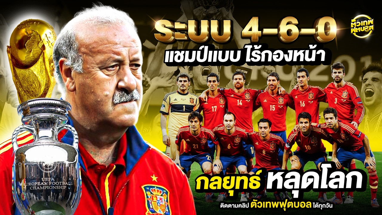 สเปนยุคทอง เป็นเเชมป์ยุโรปด้วยเเผนไร้ กองหน้า ได้ยังไง | ตัวเทพฟุตบอล