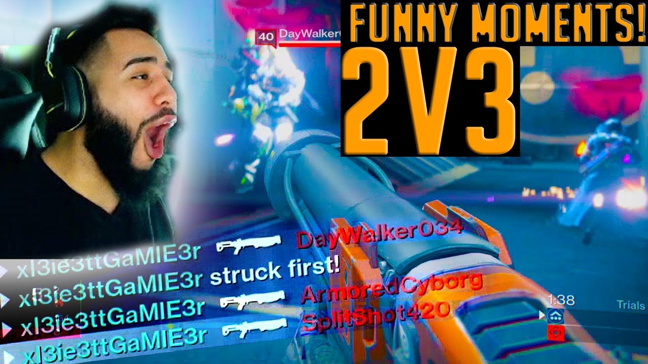 DESTINY 2V3 Trials, Triples, Crazy Clutches & More (Prod's funny fail moments)