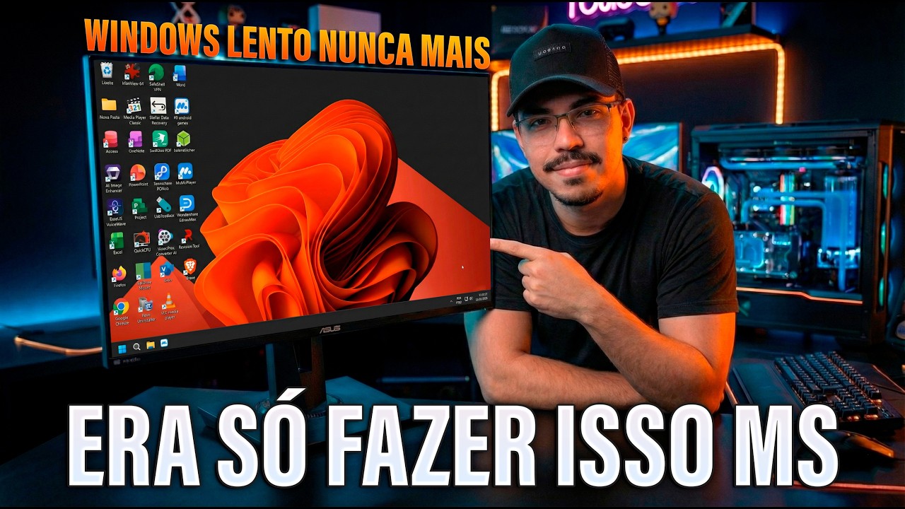 WINDOWS 11 VOANDO! 🔥 Transforme a versão PESADA em uma versão LEVE sem formatar!