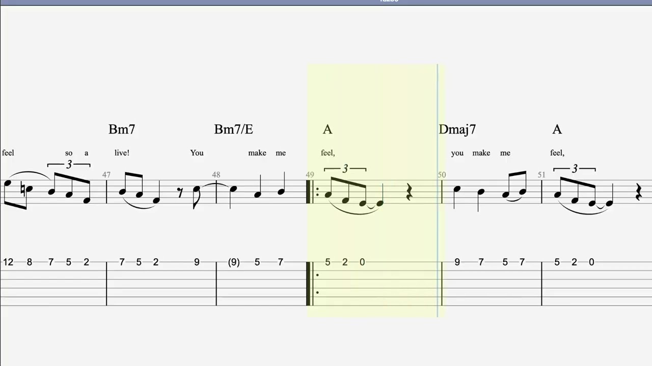 (You Make Me Feel Like) A Natural Woman by Aretha Franklin - Easy guitar tutorials with backin...