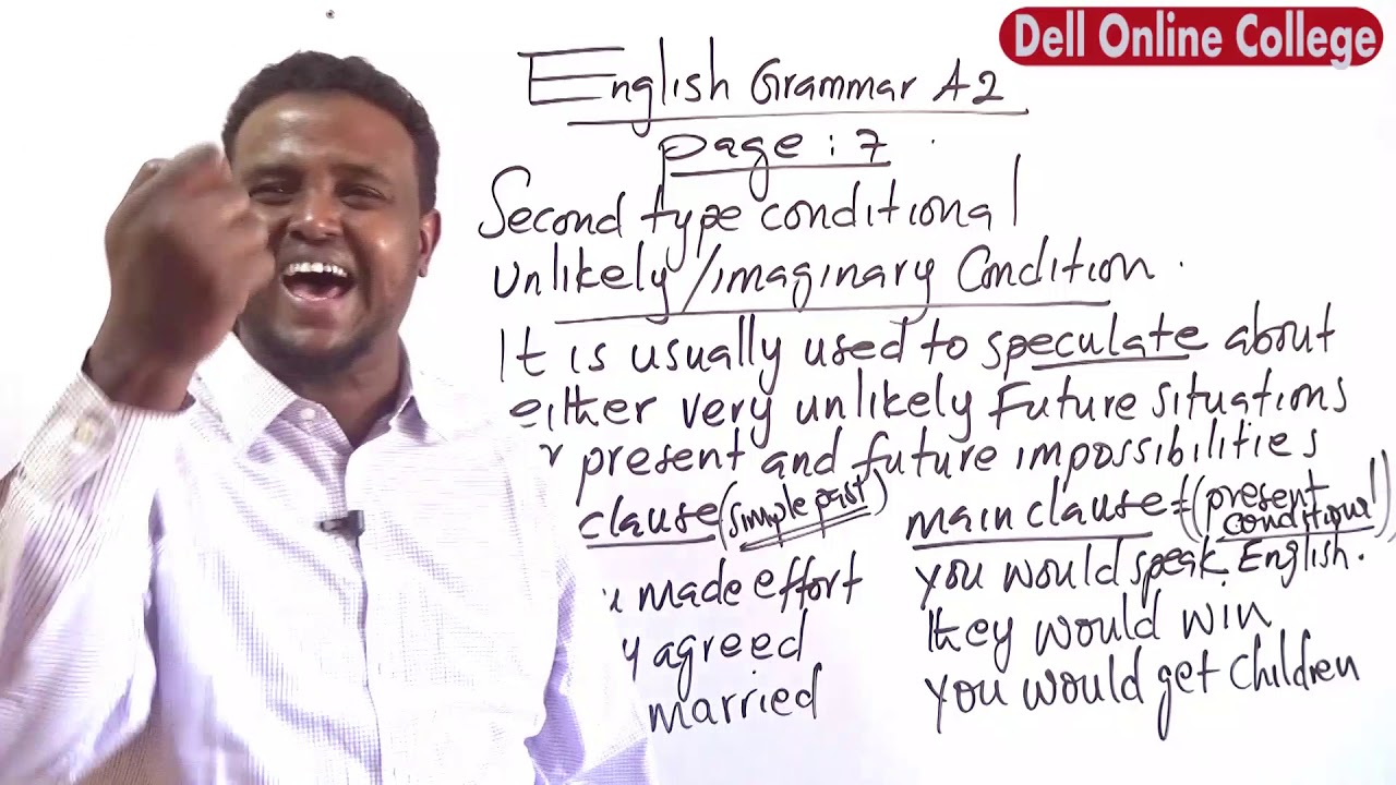 English Grammar A2: Imaginary Condition