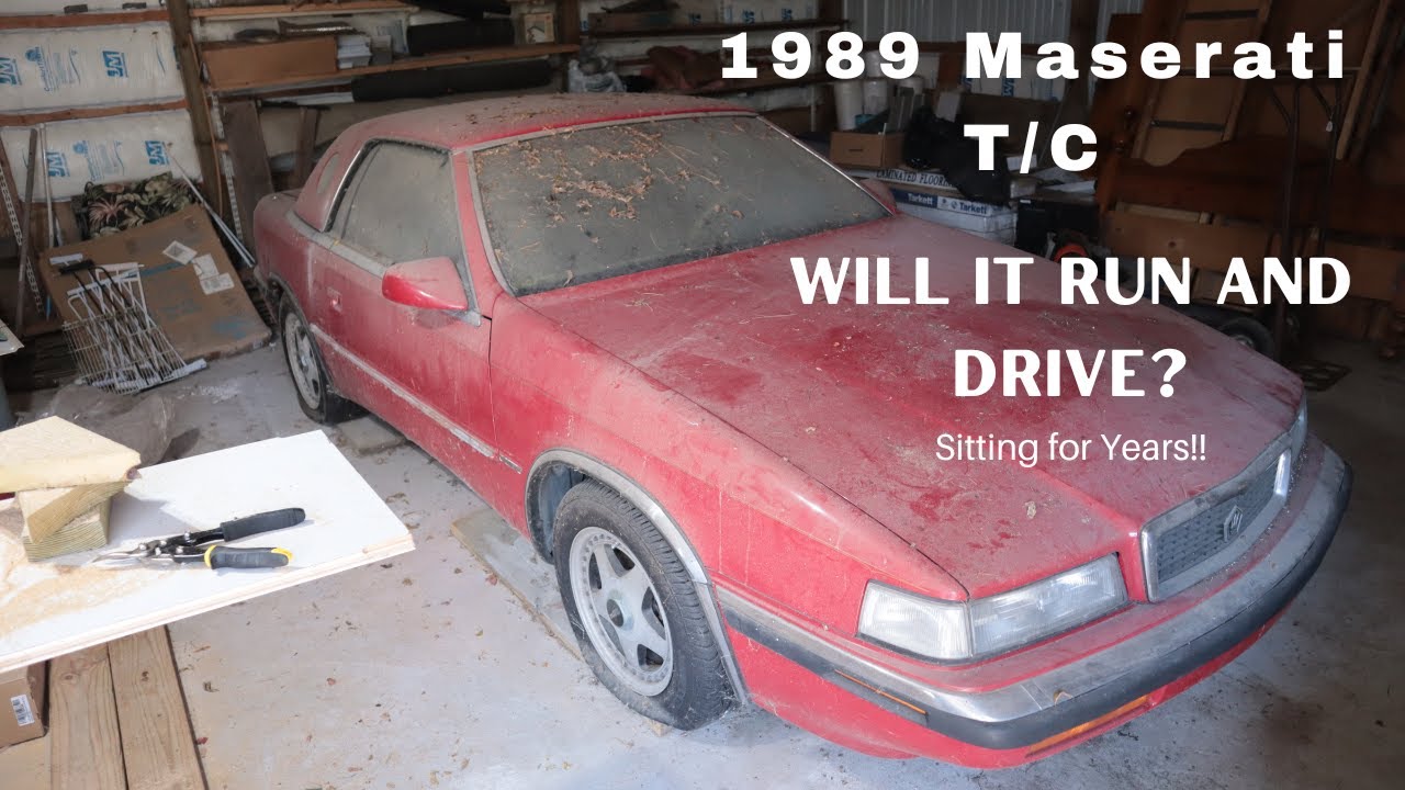 ABANDON 1989 Chrysler Maserati T/C!!! Will it Run and Drive???