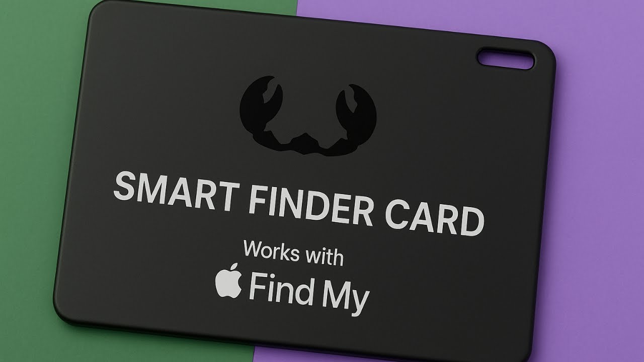 Apple „Wo ist?“: Die wiederaufladbare Smart Finder Card fürs Portemonnaie & Gepäck!