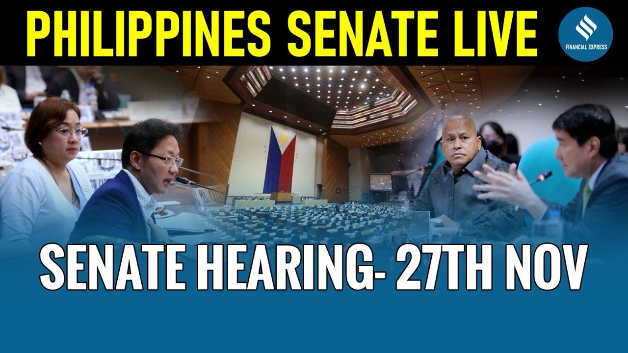 Philippines Senate Hearing LIVE: Explosive Claims, Witness Statements & Full Breakdown