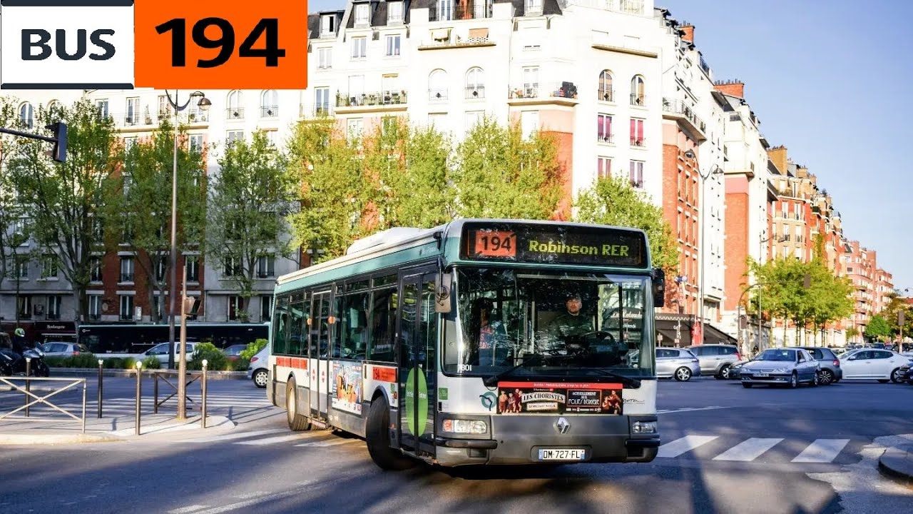 RATP  - Time lapse ligne 194 - Sophie Barat - Porte d'Orléans