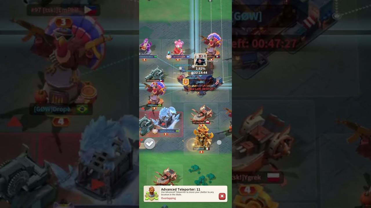 Trade post battle