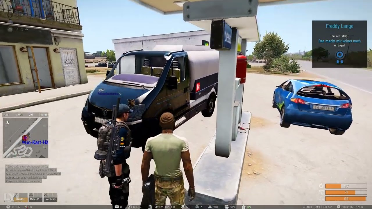 [LYL ARMA 3 ALTIS RP]Tankstelle ausrauben mit einem höchst motivierten Cop