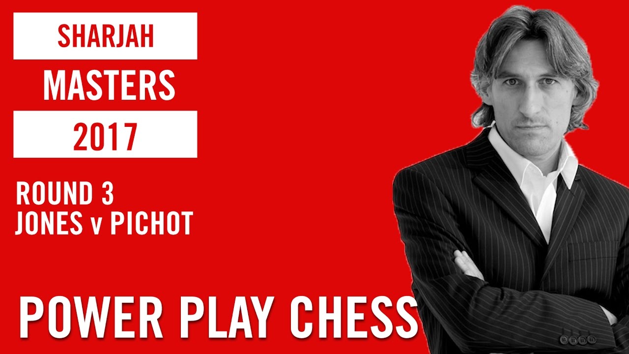 Sharjah Masters 2017 Round 3 Gawain Jones v Alan Pichot