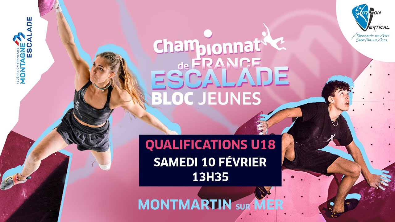 Championnat de France d'escalade de bloc Jeunes 2024 - Qualifications U18