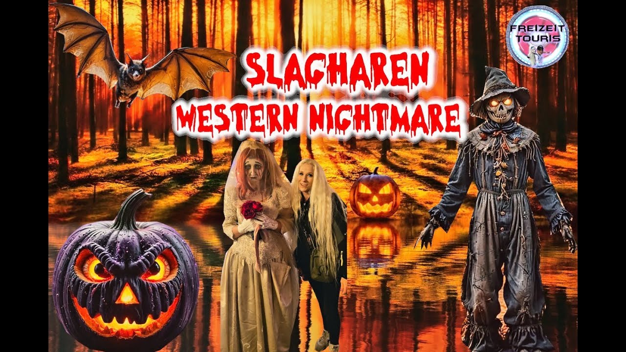 Diesmal alleine in Slagharen  zum Western Nightmare Halloween 2024 Vlog 🎃 Event 💗 (POV) 4K