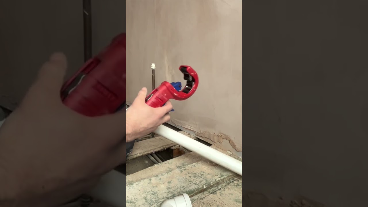 @KNIPEXofficial DP-50 waste pipe Cutter #plumber #plumbing #tools #shorts