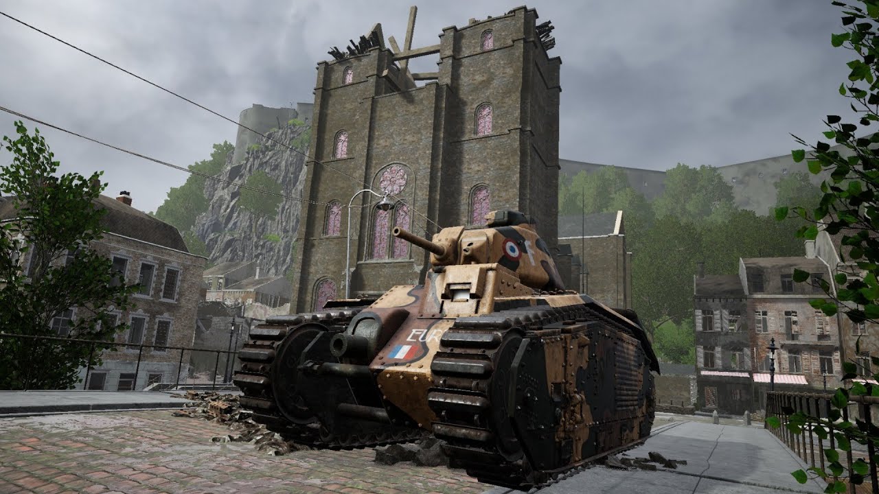 Post Scriptum Plan Jaune - Char B1 bis Defending Dinant [FRA Comms/ENG Subs]