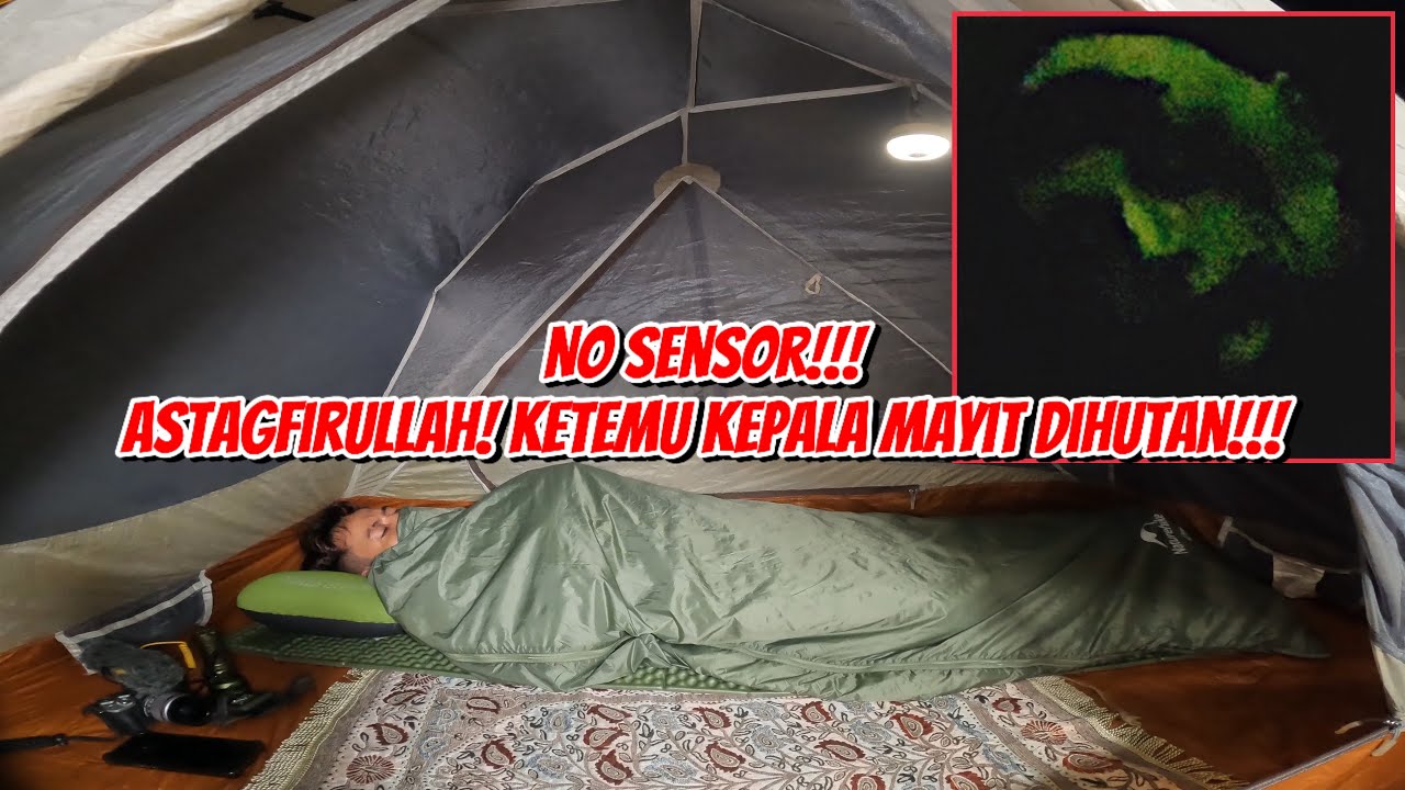 SOLO CAMPING HORROR~TERNYATA GA JAUH DARI TENDA ADA KEPALA~GUNDUL PRINGIS