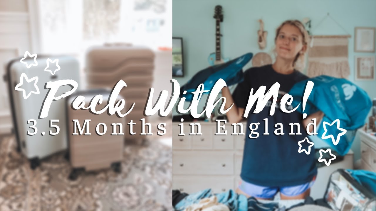 PACK WITH ME | Semester Abroad in England!!