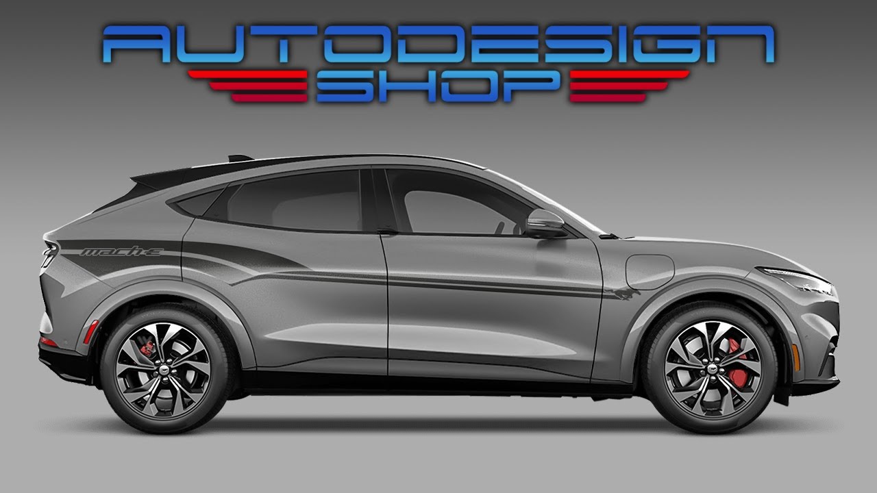 Wrapping MACH-E Shelby Style Decals | Autodesign.shop