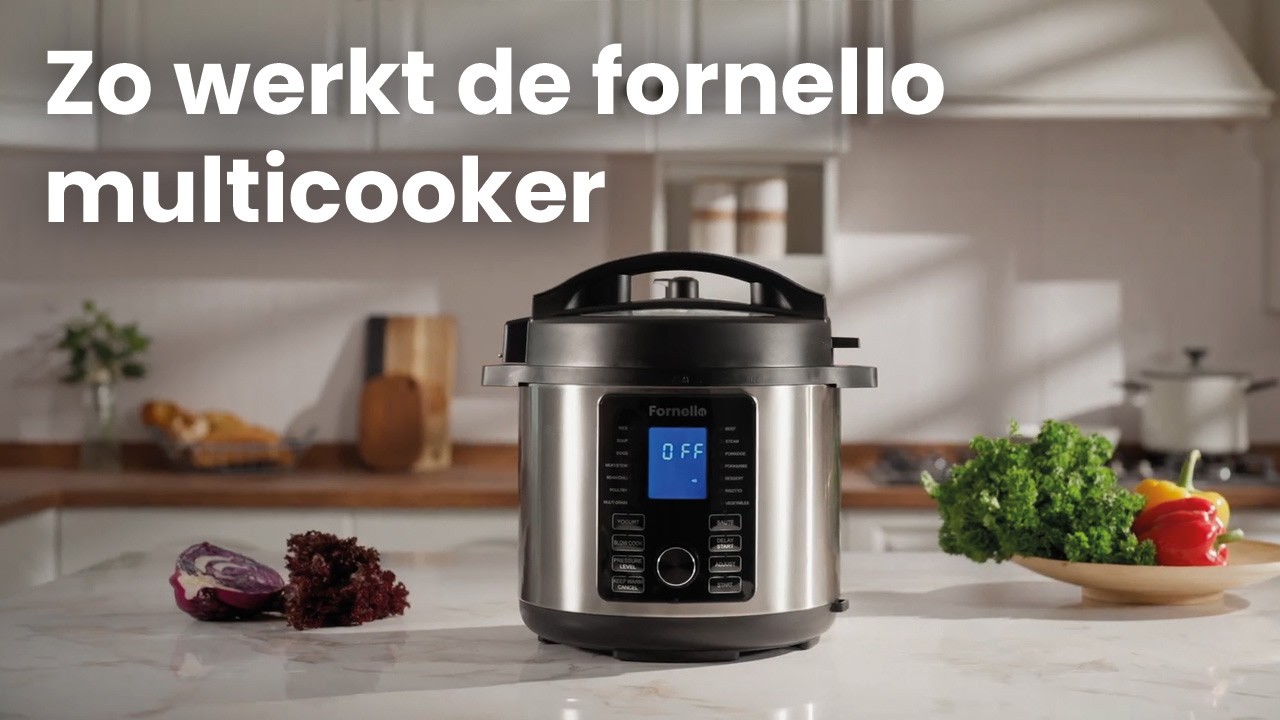 Fornello Multicooker Uitleg &ndash; Alle Knoppen en Programma&rsquo;s uitgelegd!
