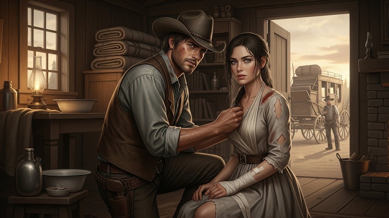 Wagon Brought Her Bleeding And Broken, Lonely Cowboy Said I'll Mend You If You'll Mend Me