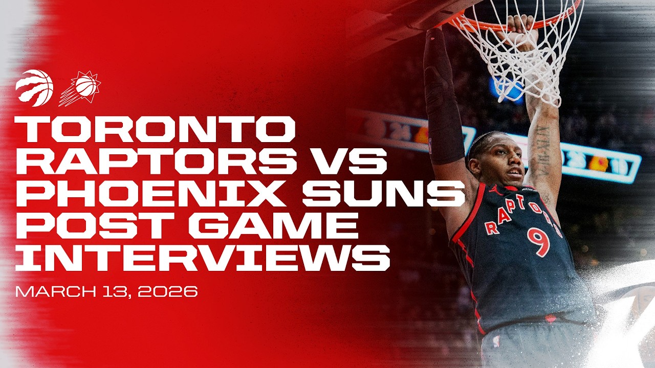 Toronto Raptors Full Media Availability | Post Game vs Suns | March 13, 2026