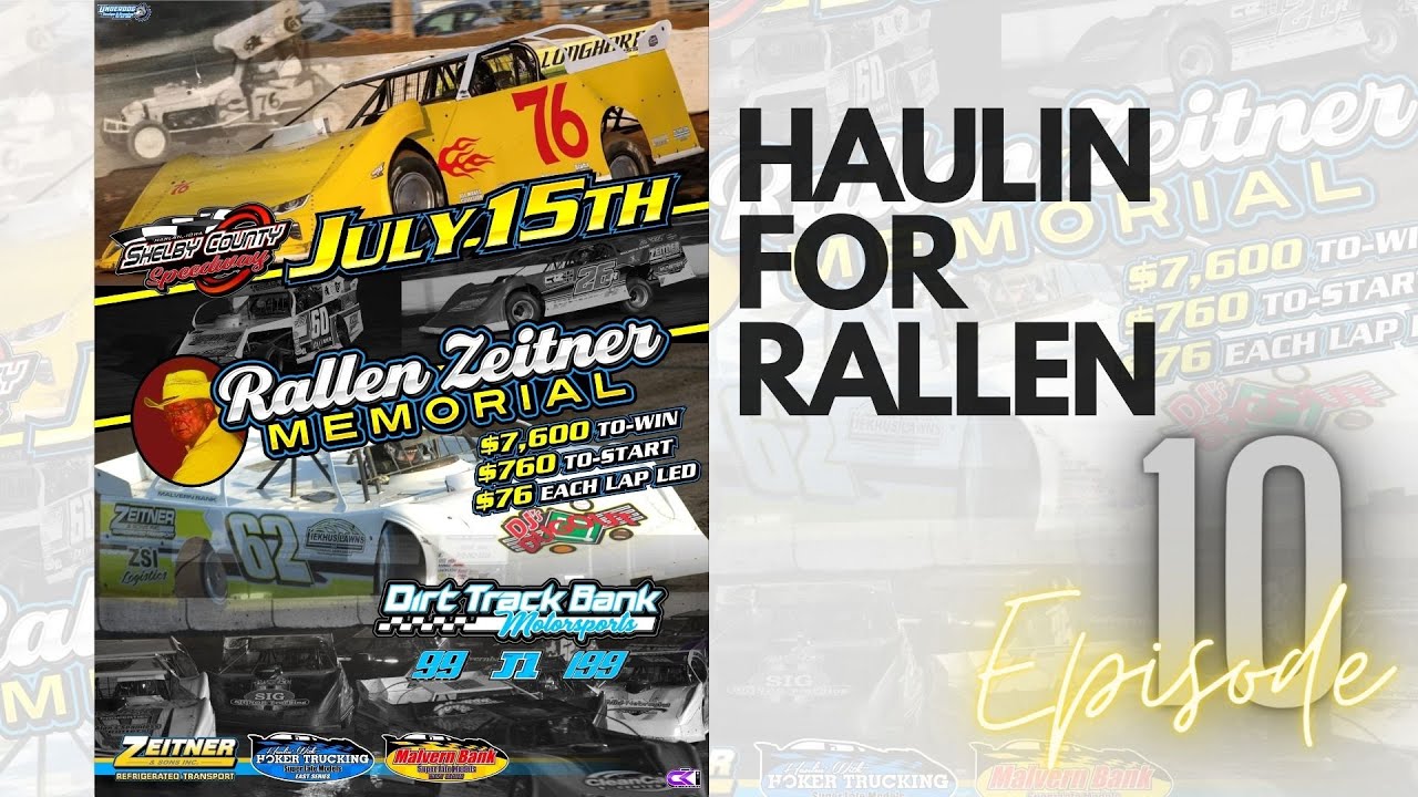 Dirt Track Bank Racing Episode 10 - Shelby County Speedway 7/15/2023 Malvern Bank Super Late Models