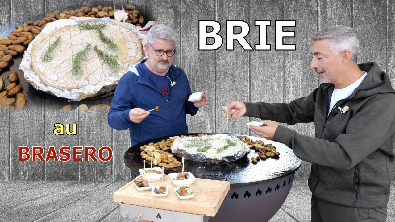Brie de Meaux au Brasero plancha ! Meilleur qu'une raclette ?!?