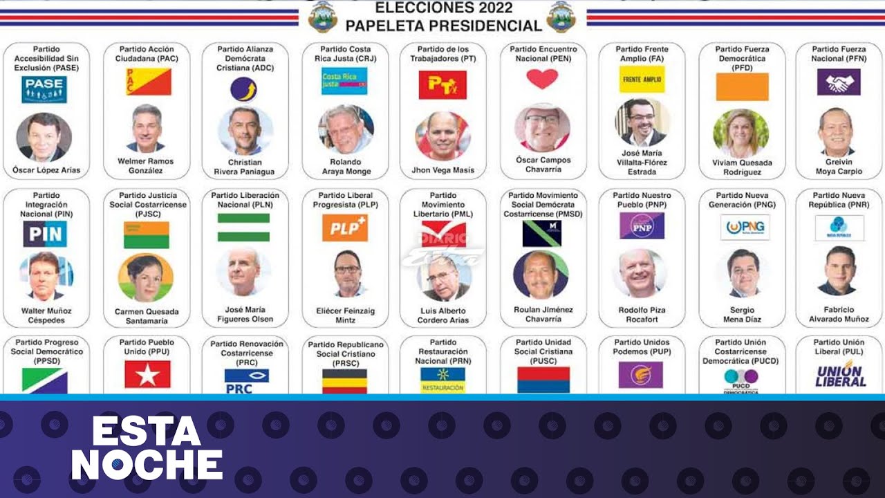 Costa Rica: Elecciones en manos de indecisos, 5 candidatos compiten para ir a segunda vuelta