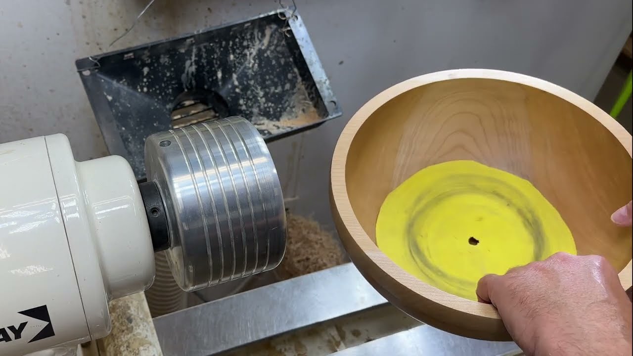 Woodturning - Removing a Bowl's Tenon with a Oneway Vacuum Chuck