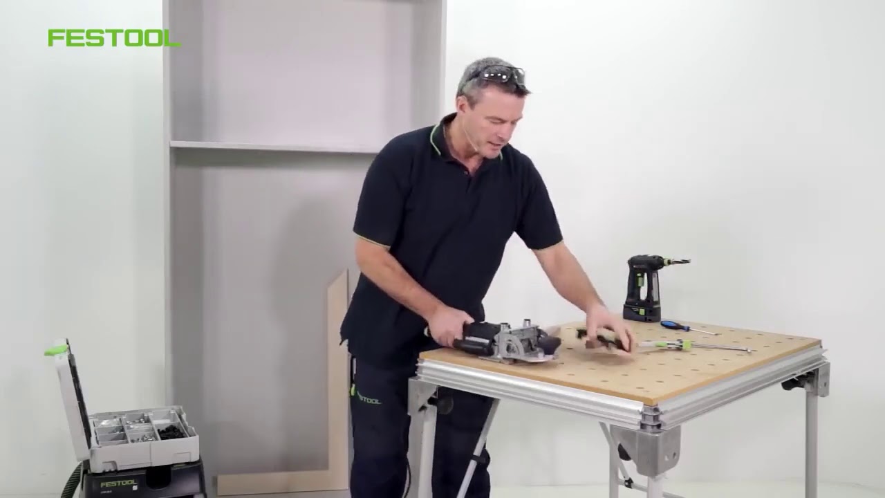Connection of narrow workpieces (Festool TV)