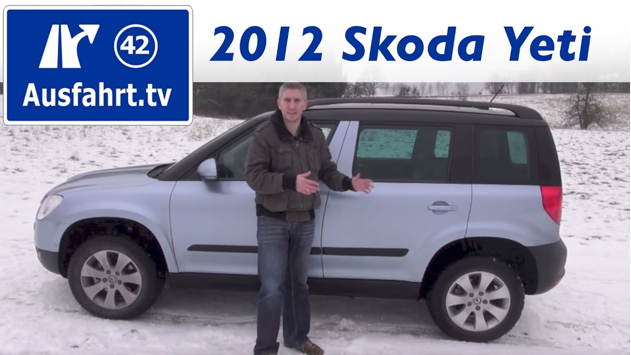 Fahrbericht 2012 Skoda Yeti 4x4 2.0 TDI 140 PS Elegance