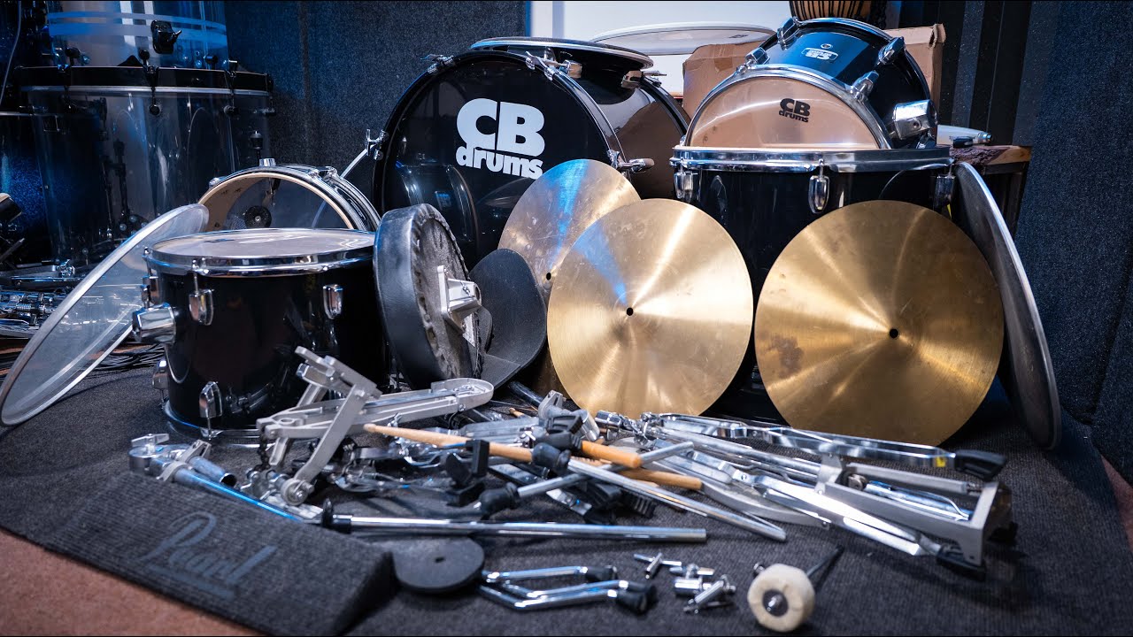 I bought an entire drum kit for £10!