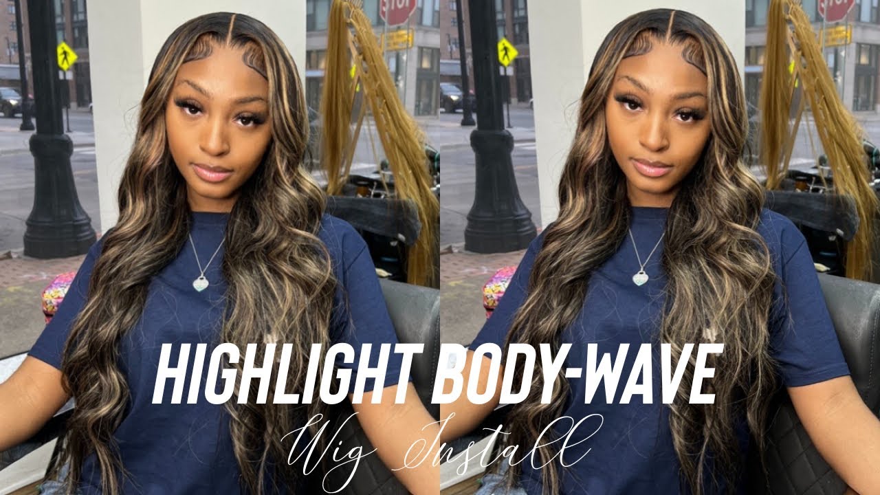 PERFECT HIGHLIGHT BODY-WAVE WIG INSTALL | West kiss hair