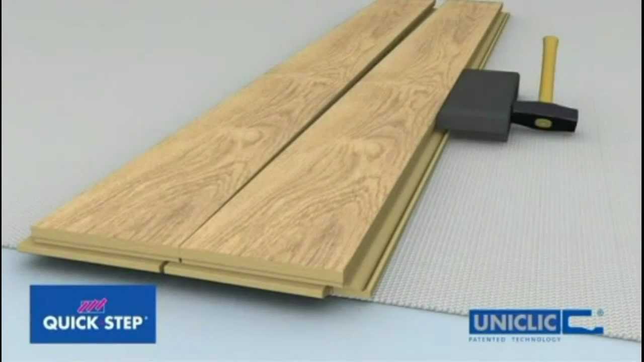 OnFlooring Quick-Step Uniclic Laminate Flooring - Floating Floor Installation.