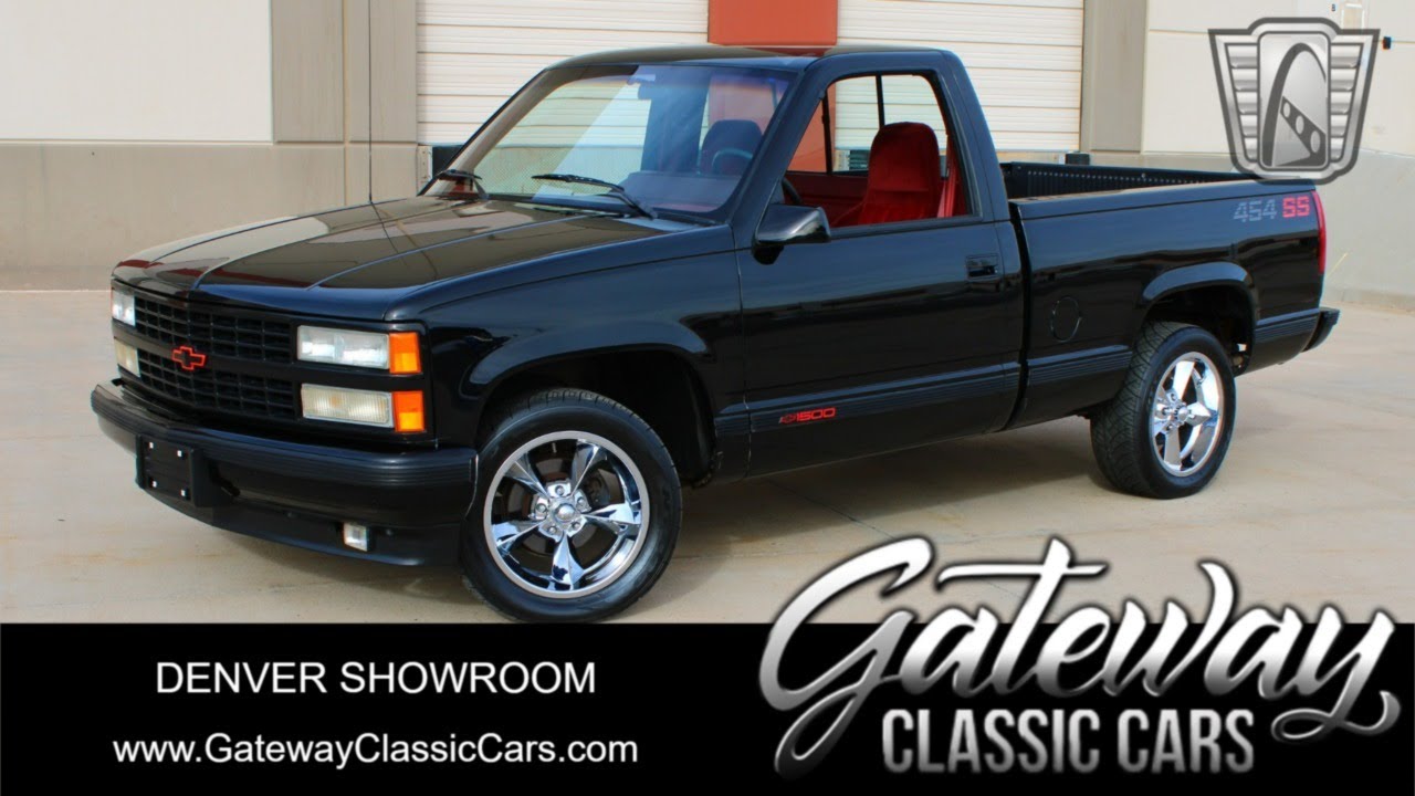 1837-DEN 1990 Chevrolet Silverado 454 SS Gateway Classic Cars of Denver