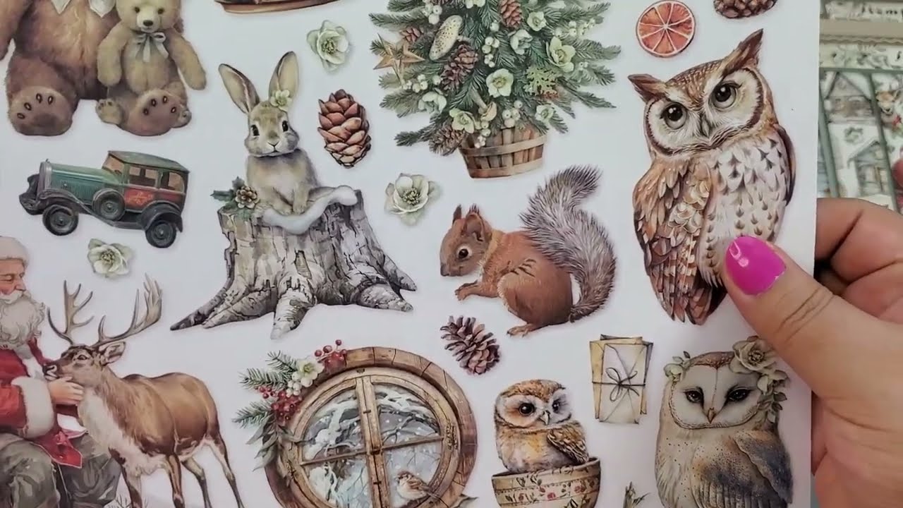 New Stamperia Collection The Owl's House Let See!!!!!