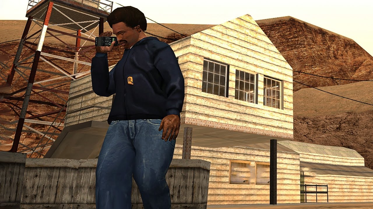 GTA San Andreas (классика) — CJ слишком толстый (катсцены)
