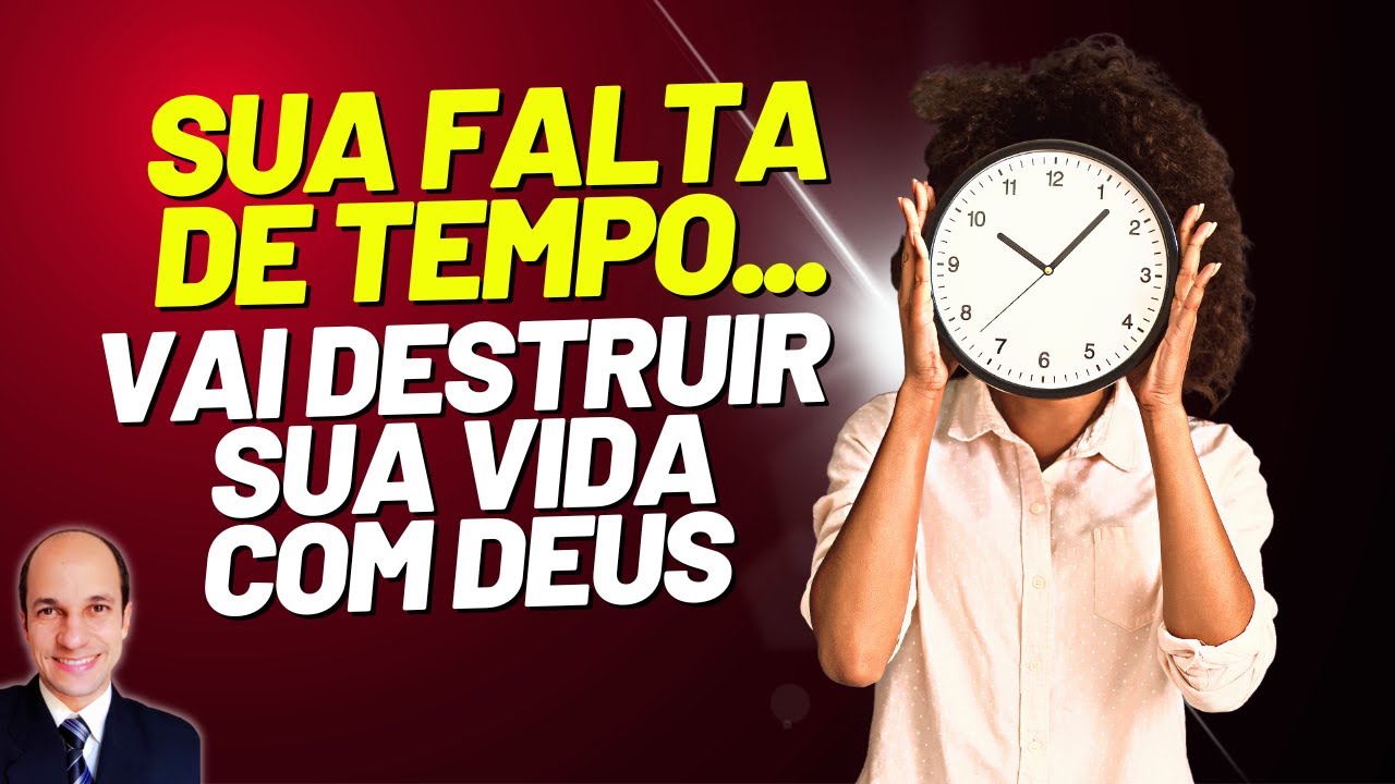 AQUI ESTÁ A SOLUÇÃO PARA A FALTA DE TEMPO E VIDA DESORGANIZADA