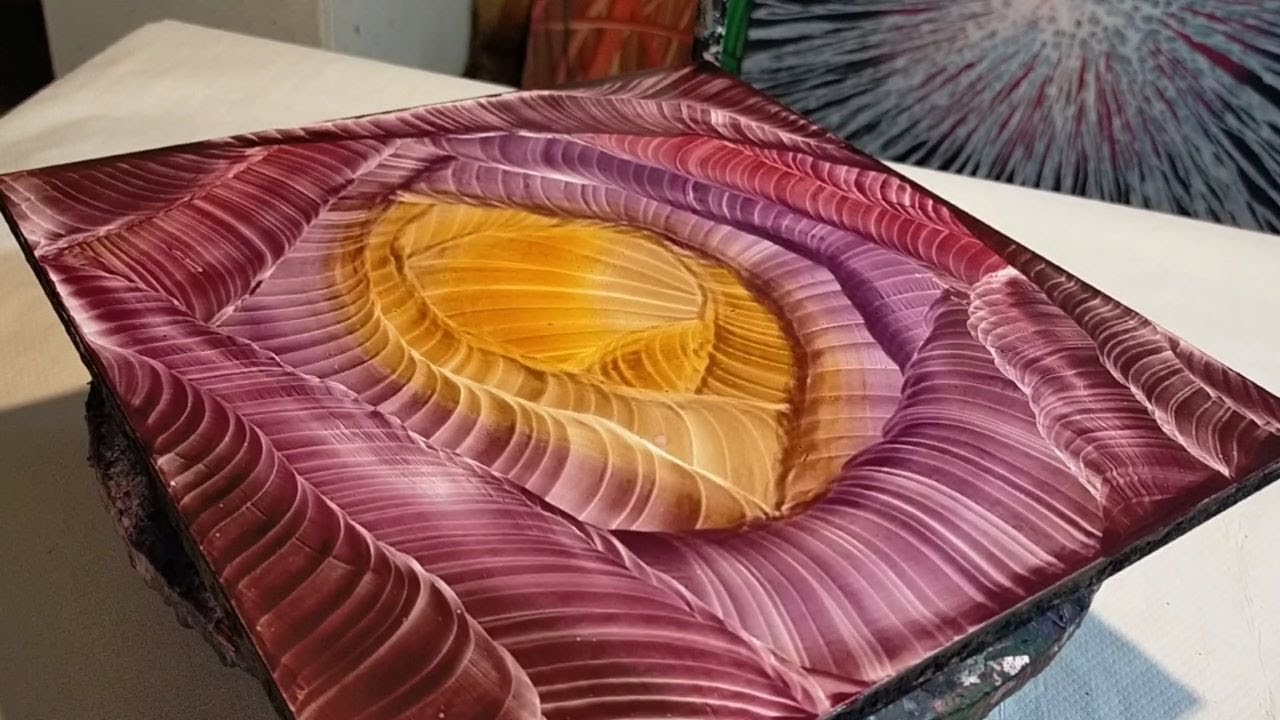 ARTE FLUIDO MÁGICO 🎨💎 PINTANDO CON UN GLOBO 🎈💥 ARTE Y TERAPIA 🧡💜❤️🖤