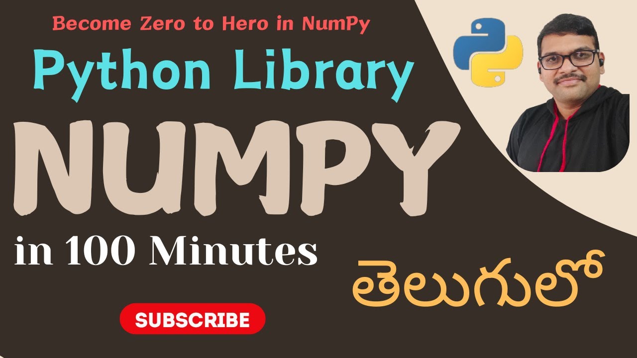 Python NumPy Full Tutorial in Telugu (తెలుగు లో) | Data Science with NumPy