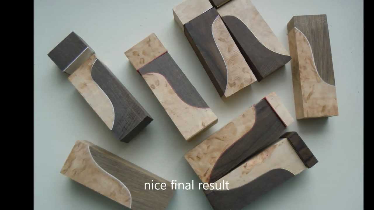 How to make knife making handle material - exceptional CUSTOM cutting