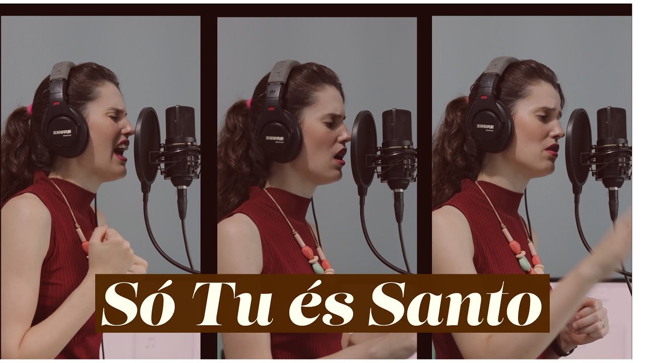 (Kit Vocal) Só Tu és Santo - Luciana Debortoli - Tom Masculino