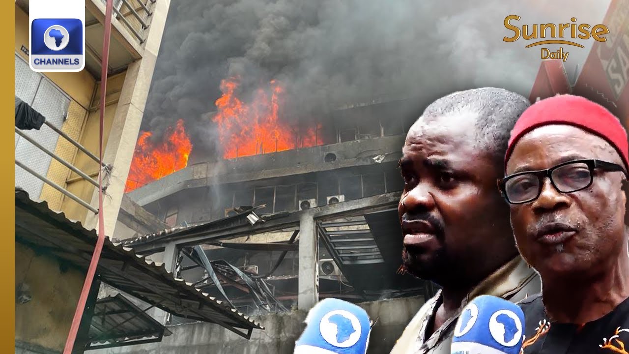 Lagos Market Fire Victims Seek Govt Support, Fire Station