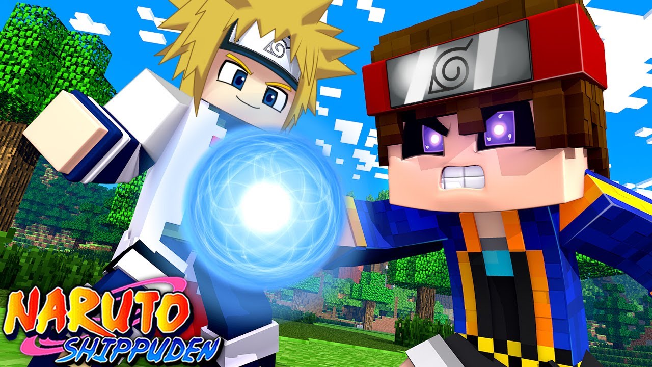 APRENDI o RASENGAN com MINATO NAMIKAZE ! Minecraft Naruto Jikan