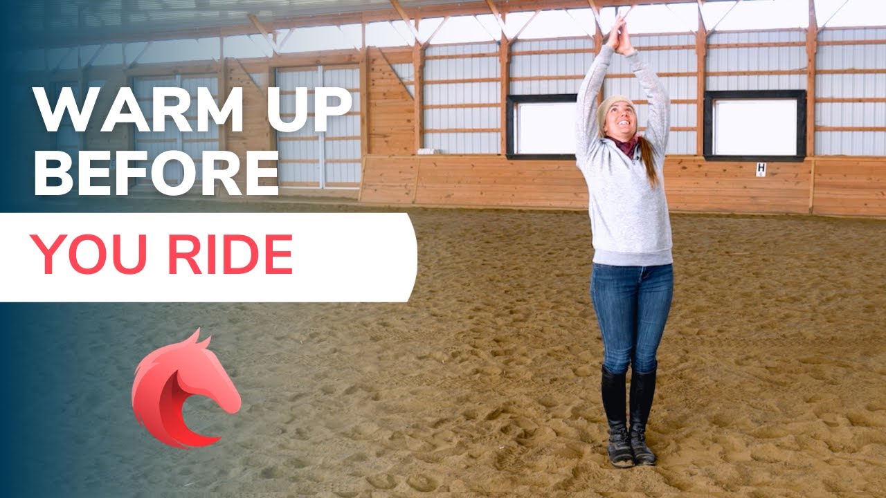 Full Body Riding Warm Up to Feel Relaxed and Balanced (Do Anywhere Exercise Flow