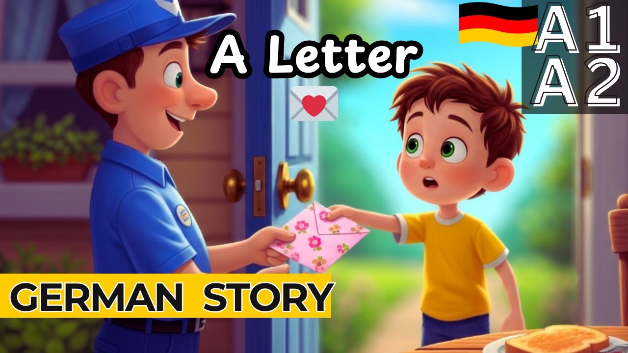 Learn German with a Sweet A1–A2 Story 💌 | A Letter from Grandma