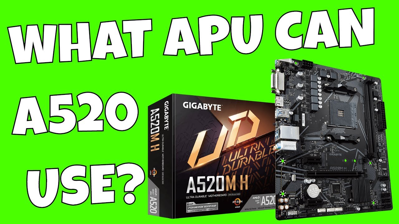 Ryzen 3 2200g On A520 Chipset Does It Work Well ft Gigabyte A520M H