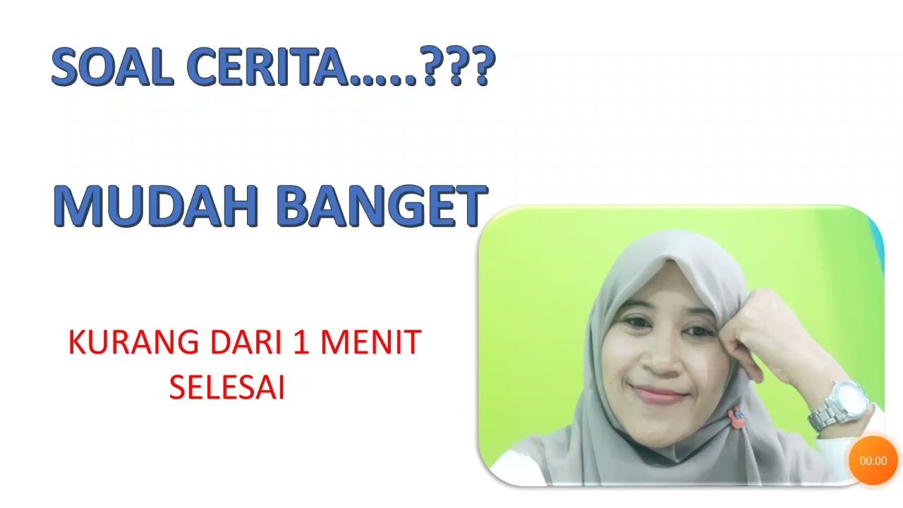 SOAL CERITA ITU MUDAH BANGET