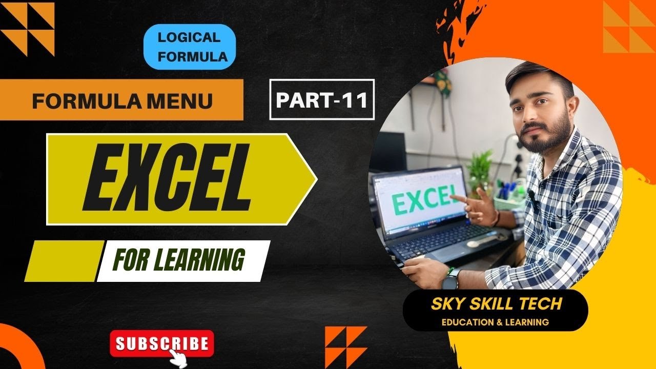 EXCEL FORMULA MENU PART - 11 (LOGICAL IF,OR,NOT) || માઈક્રોસોફ્ટ એક્સલ ફોર્મુલા મેનુ ||