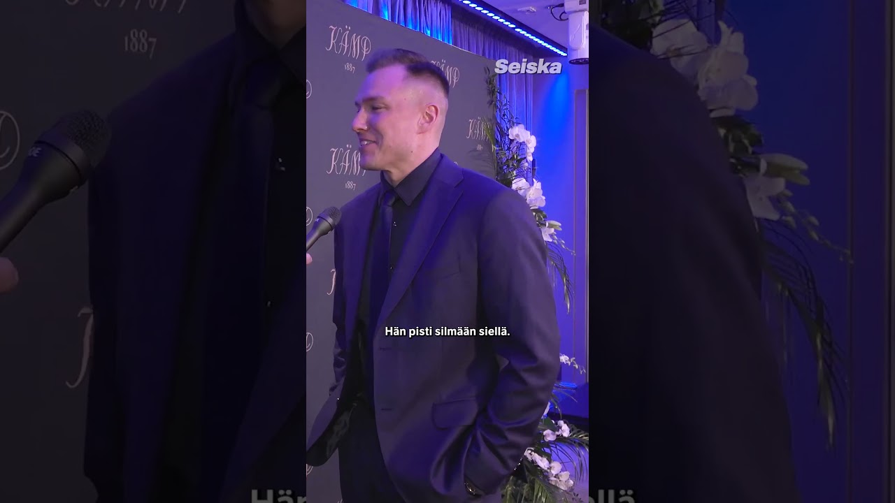 Linnan juhlissa Anssi Heikkil&auml;n huomion vei Linnea Leino