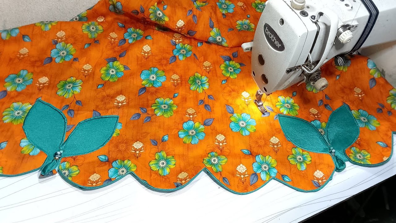 Frock Daman Design Stitching | New Frock Daman Stylish Design | Stitch Secret Designs