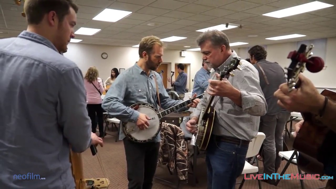 Earl Scruggs Grand Opening Bluegrass Flash Mob Preperation