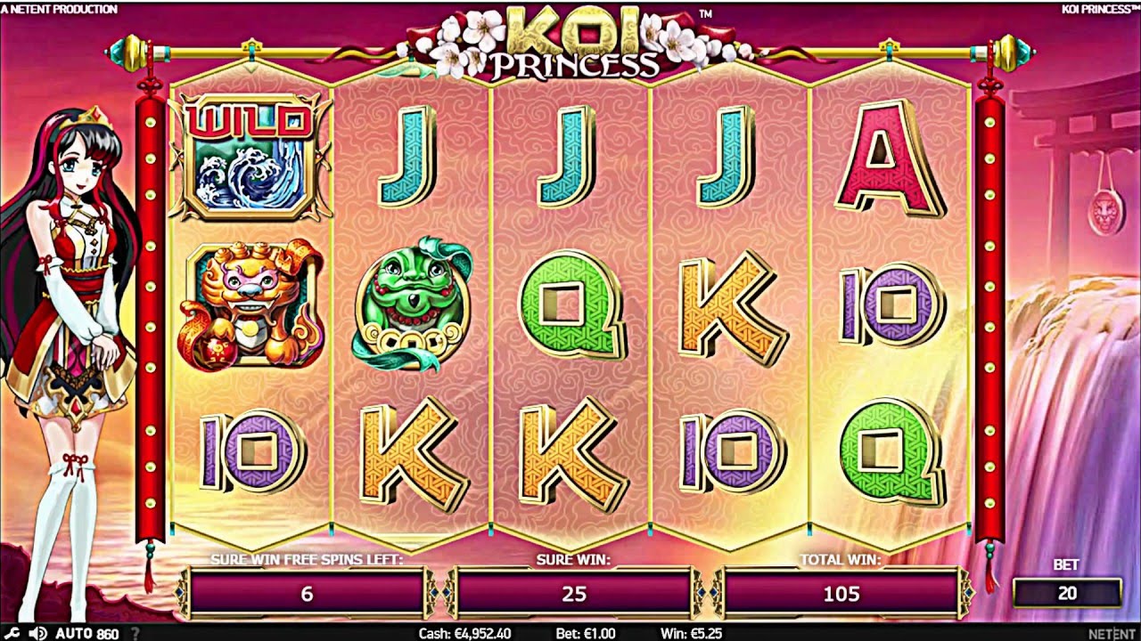NETENT Koi Princess Slot REVIEW Featuring Big Wins With FREE Coins